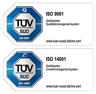 TuevSued ISO9001 14001