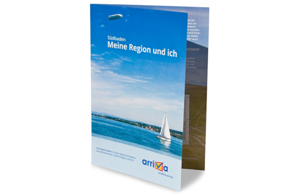 Klappkarte "Meine Region und ich"